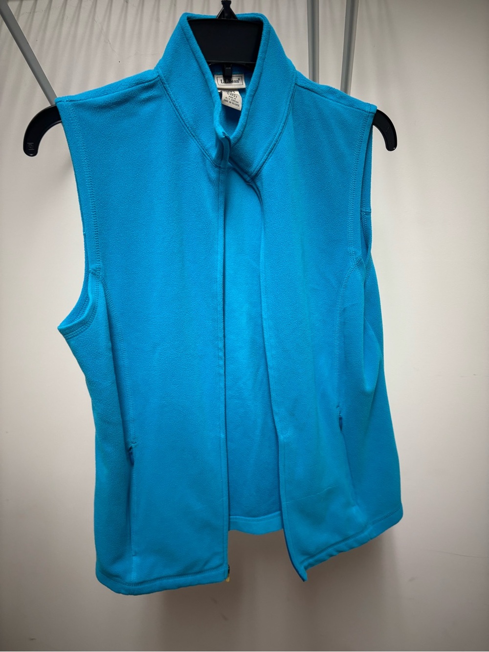 Women’s Sleeveless Fleece Vest - Bright Blue